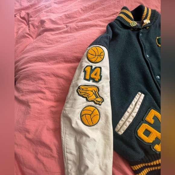 Vintage Delong Varsity Letterman Jacket Peoria Panthers 97 - Picture 7 of 15